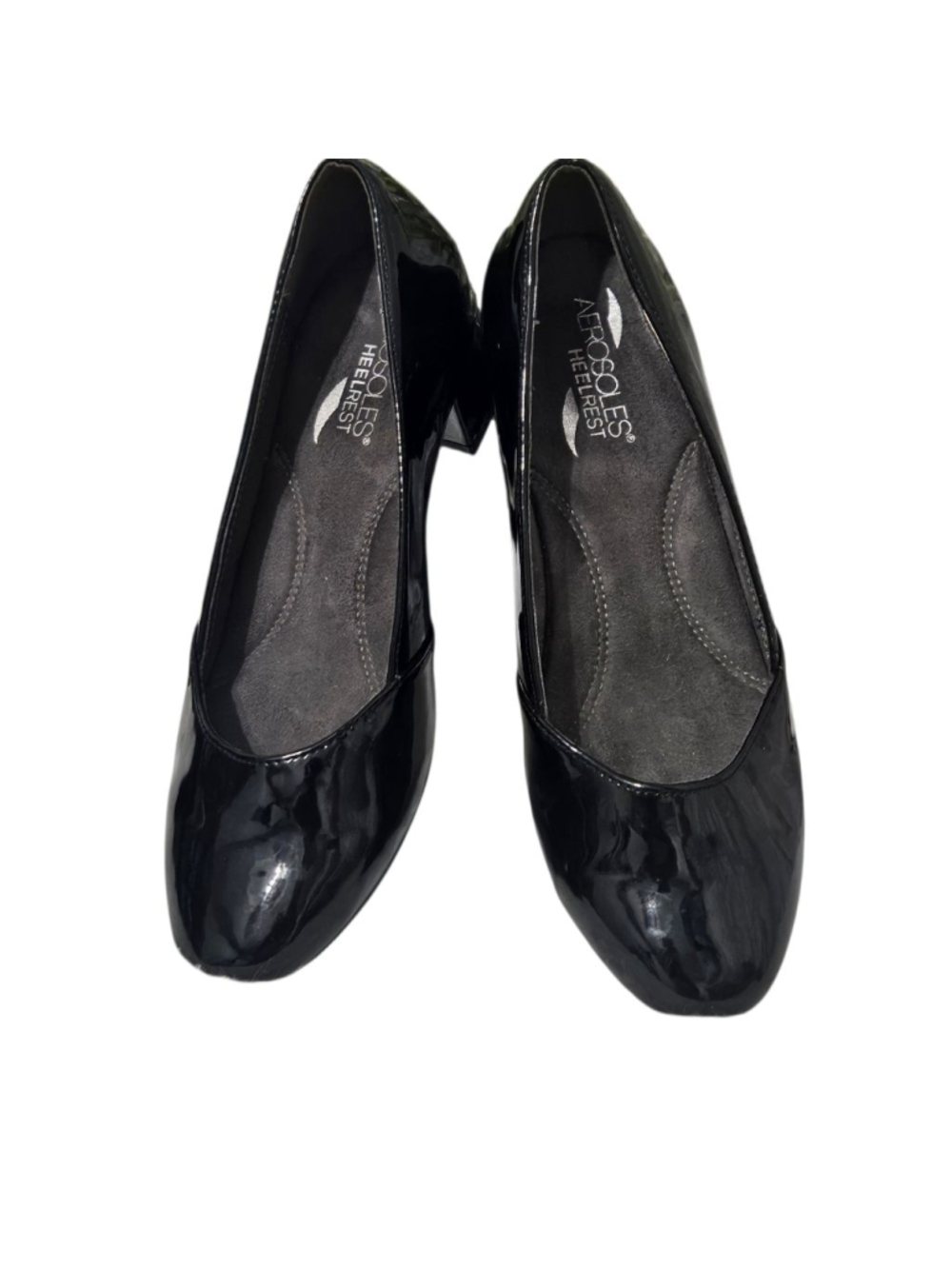 AEROSOLES Heel Rest Black Women's Pump Shoes Sz 7